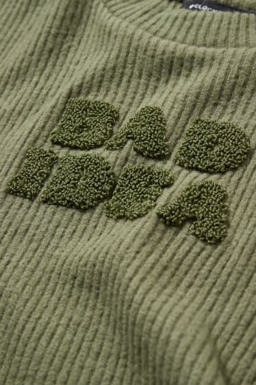 Dona - Jersei crop - verd fosc