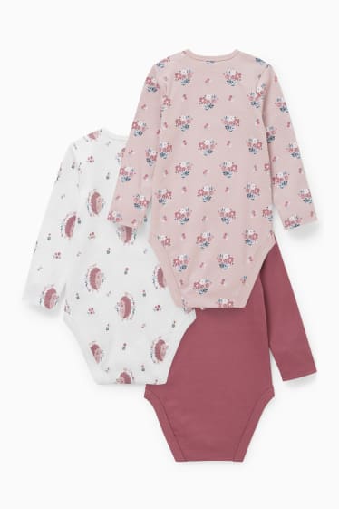 Babys - Set van 3 - rompertje - roze