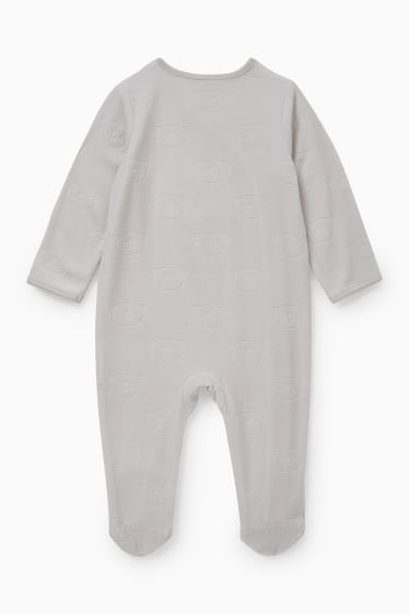 Niemowlęta - Piżama niemowlęca - brązowoszary