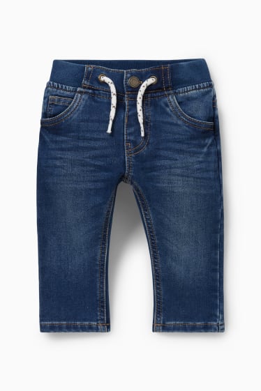 Baby Jungen - Baby-Jeans - dunkeljeansblau
