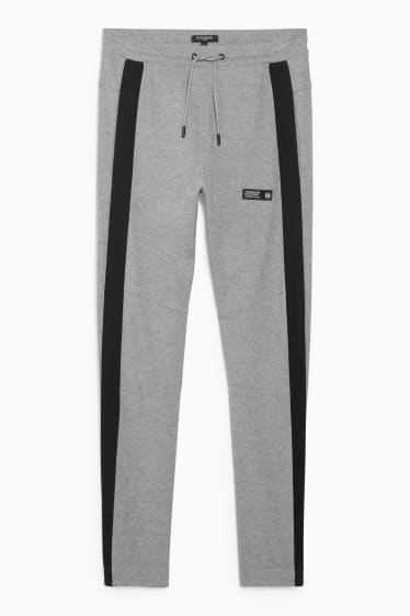 Hommes - Pantalon de jogging - gris chiné