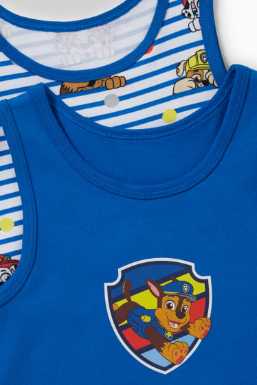 Bambini - Confezione da 2 - Paw Patrol - canotta - blu scuro
