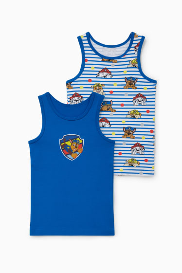 Bambini - Confezione da 2 - Paw Patrol - canotta - blu scuro