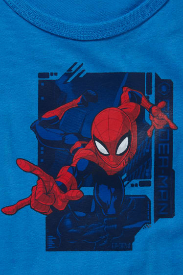 Niños - Pack de 2 - Spider-Man - camisetas interiores - gris jaspeado