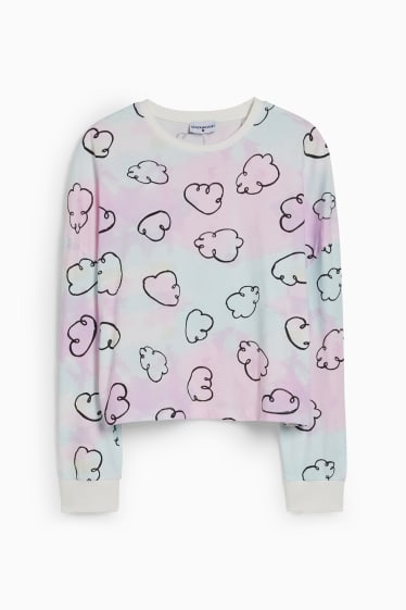 Femmes - Haut de pyjama - à motif - coloré