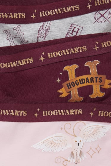 Enfants - Lot de 3 - Harry Potter - shortys - gris / rose