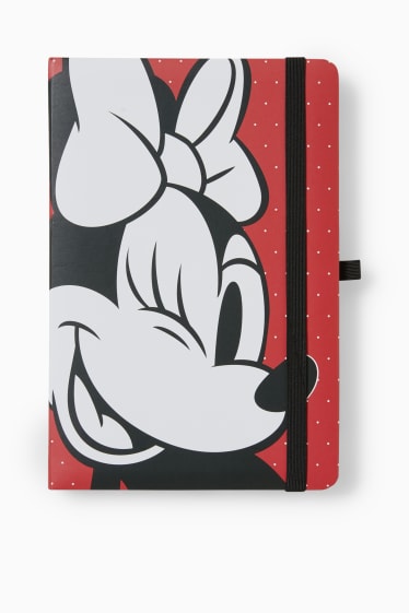 Dámské - Minnie Mouse - zápisník - červená