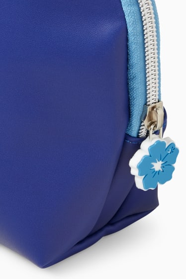 Mujer - Lilo & Stitch - bolsa de aseo - azul oscuro-jaspeado