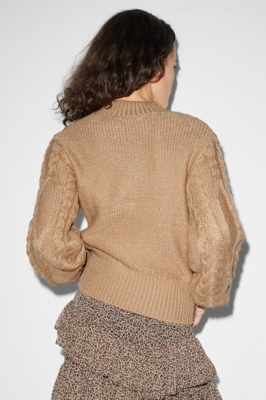 Kobiety - CLOCKHOUSE - sweter - beżowy