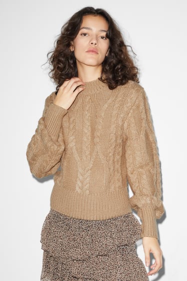 Damen - CLOCKHOUSE - Pullover - beige