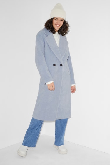 Jóvenes - CLOCKHOUSE - abrigo - azul claro