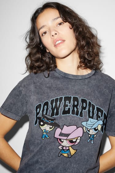 Femmes - CLOCKHOUSE - T-shirt - Les Super Nanas - gris foncé