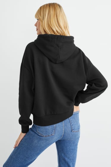 Dames - Hoodie - Snoopy - zwart