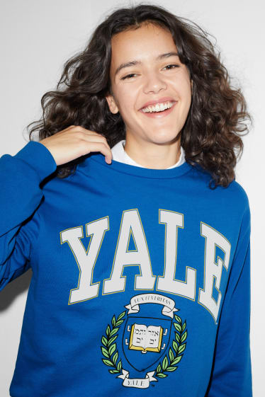 Mujer - CLOCKHOUSE - sudadera - Yale University - azul