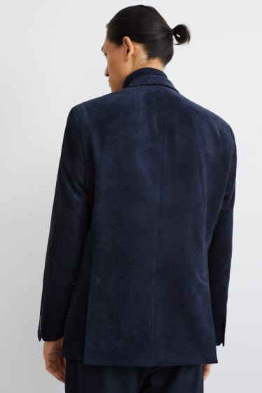 Hommes - Veste de costume - regular fit - matière texturée - bleu foncé