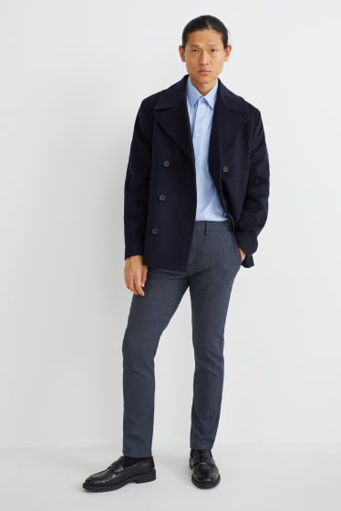 Heren - Pantalon - regular fit - LYCRA® - donkerblauw