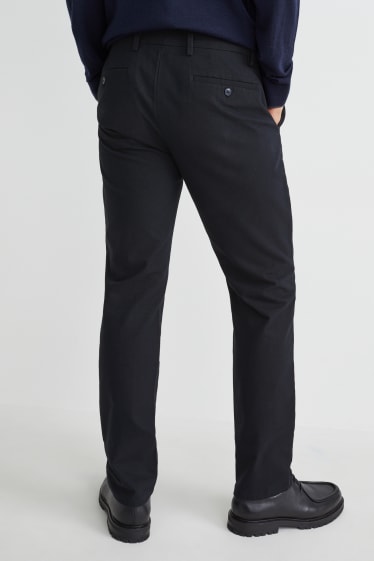 Hombre - Pantalón de traje - regular fit - LYCRA® - azul oscuro