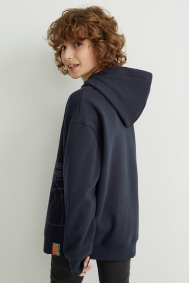 Kinderen: jongens - Hoodie - donkerblauw