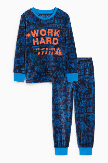 Nen - Pijama - 2 peces - blau fosc