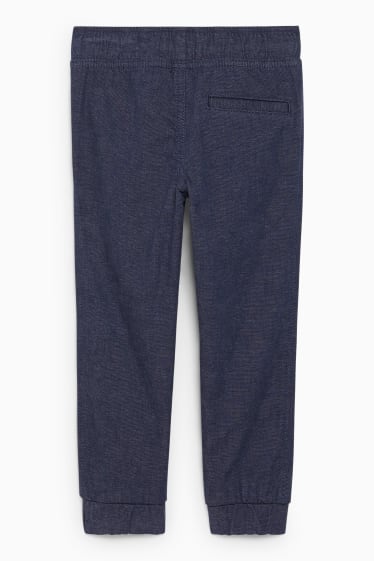 Kinder Jungen - Slim Jeans - Thermojeans - dunkelblau