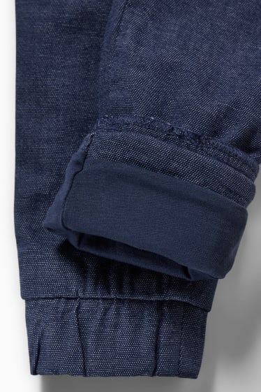 Kinder Jungen - Slim Jeans - Thermojeans - dunkelblau