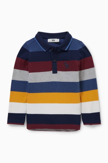 Nen - Polo - ratlles - blau fosc