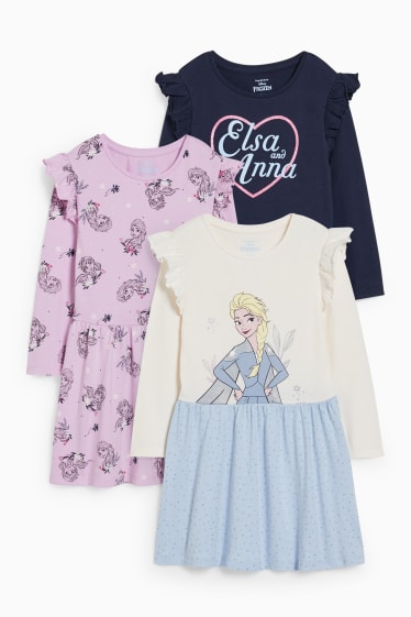 Nena - Paquet de 3 - Frozen - vestit - blanc