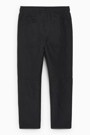 Enfants garçons - Pantalon doublé - noir