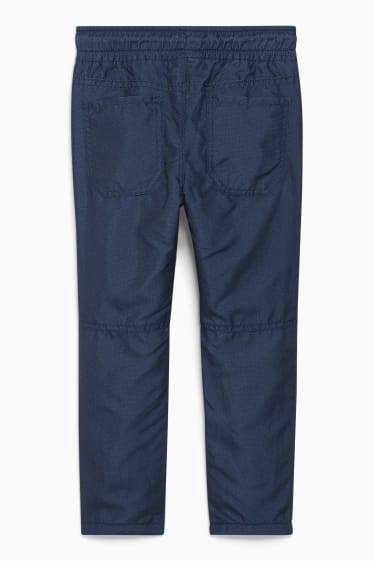 Enfants garçons - Pantalon doublé - bleu foncé