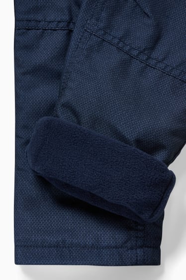 Enfants garçons - Pantalon doublé - bleu foncé