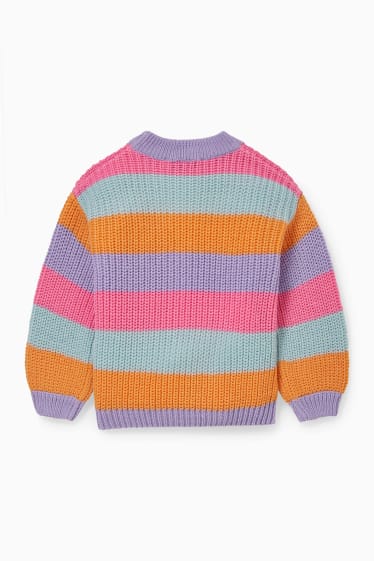 Dzieci - Sweter - w paski - kolorowy