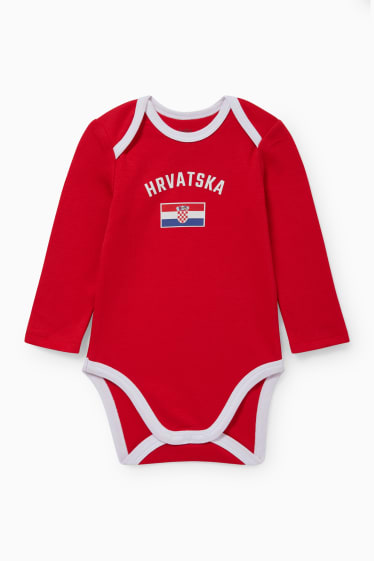 Unisex - Body neonati - rosso