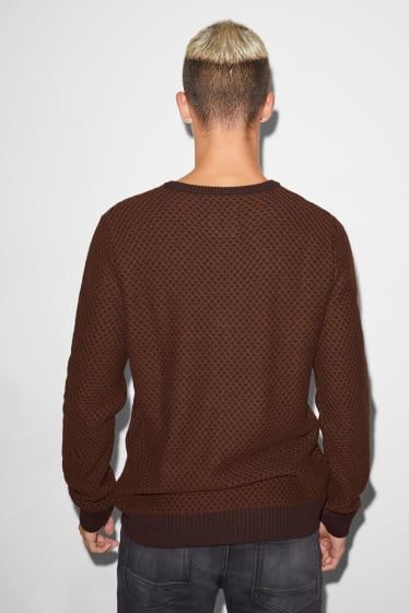 Uomo - CLOCKHOUSE - maglione - marrone scuro