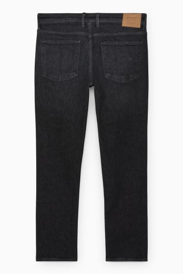 Uomo - Tapered jeans con fibre di canapa - LYCRA® - nero