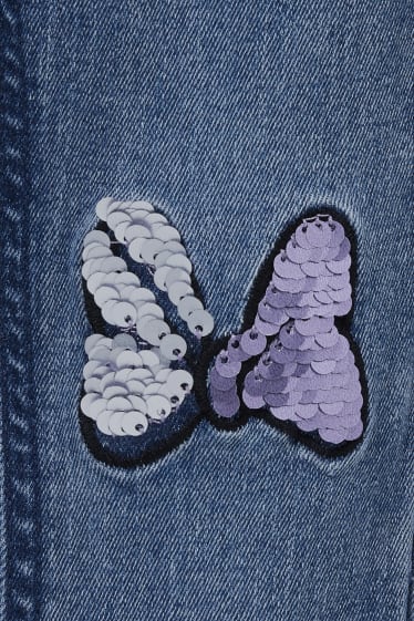 Enfants filles - Minnie Mouse - jegging jean - jean bleu clair