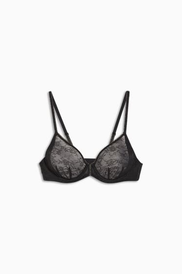 Women - Underwire bra - black