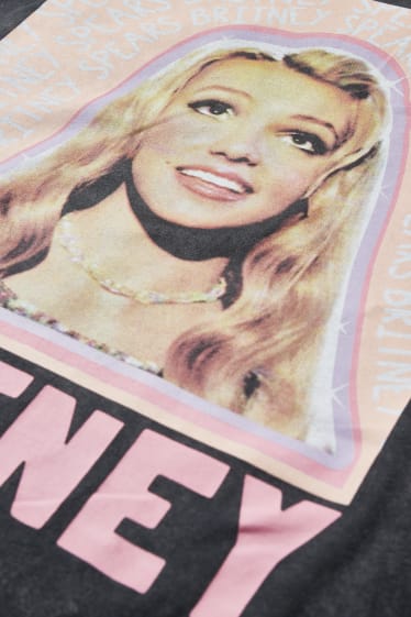 Kobiety - CLOCKHOUSE - T-shirt - Britney Spears - czarny