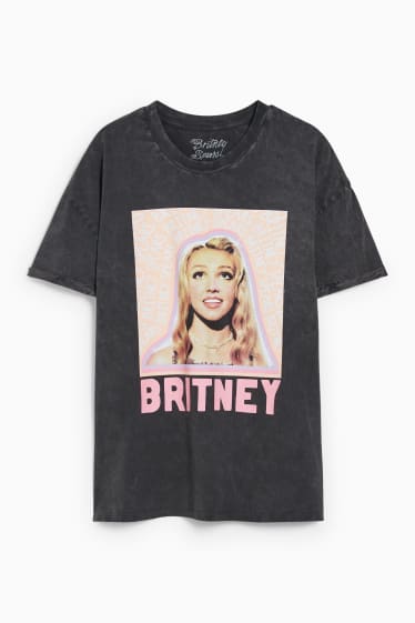 Kobiety - CLOCKHOUSE - T-shirt - Britney Spears - czarny