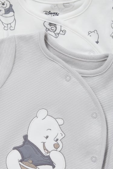 Babies - Multipack of 2 - Winnie the Pooh - baby sleepsuit - gray