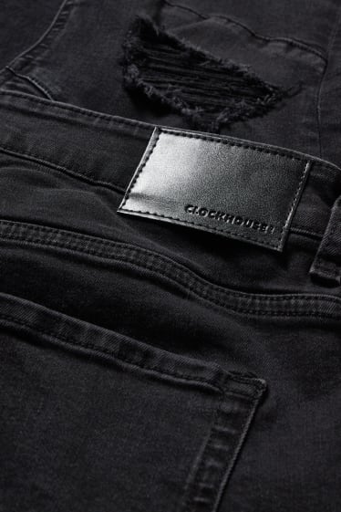 Mężczyźni - CLOCKHOUSE - skinny jeans - LYCRA® - czarny