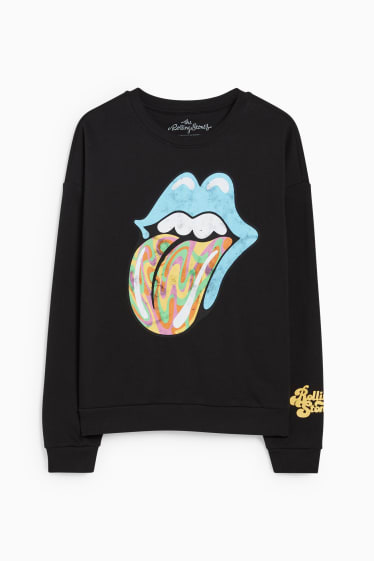 Tieners & jongvolwassenen - CLOCKHOUSE - sweatshirt - Rolling Stones - zwart