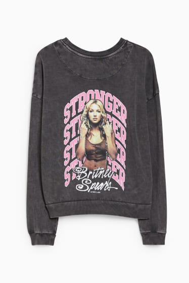 Mujer - CLOCKHOUSE - sudadera - Britney Spears - gris oscuro