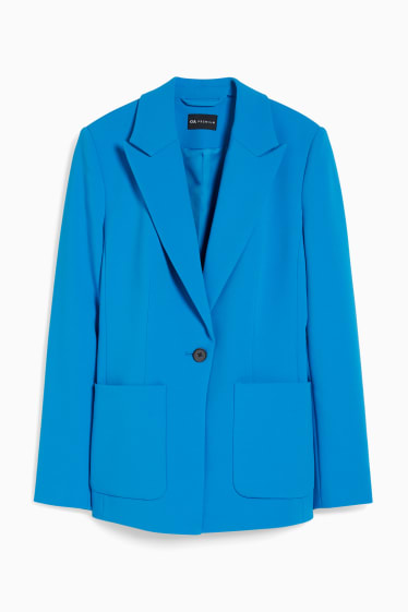 Damen - Blazer - tailliert - hellblau