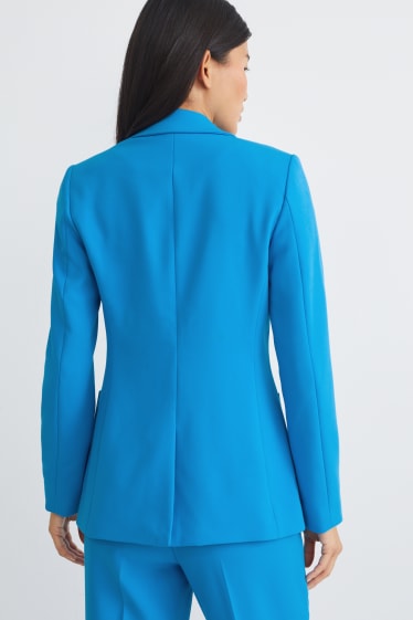 Damen - Blazer - tailliert - hellblau