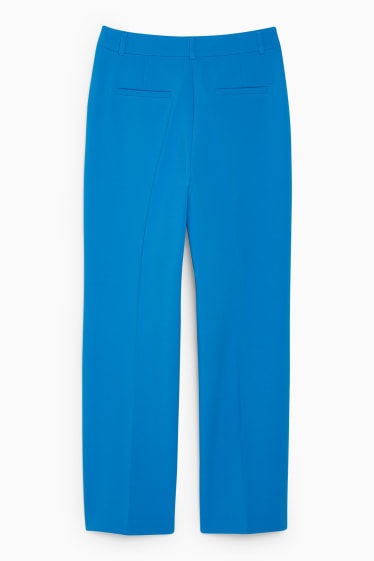 Donna - Pantaloni - vita alta - straight fit - azzurro
