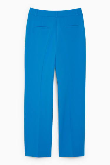 Mujer - Pantalón de tela - high waist - straight fit - azul claro