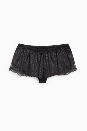 Damen - Boxershorts - schwarz