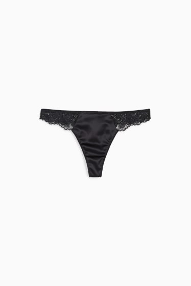 Women - Thong - black