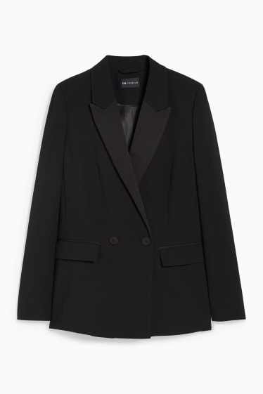 Donna - Blazer - regular fit - nero
