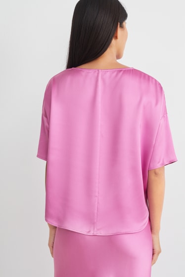 Women - Blouse  - light violet